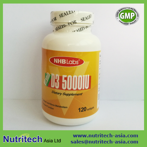 Vitamin D3 5000IU Softgels