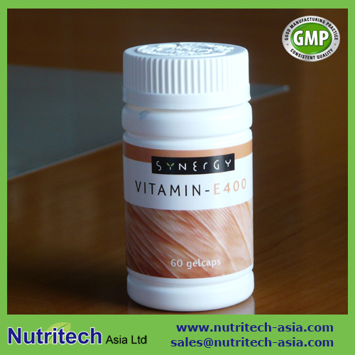 Vitamin E softgel 400IU Private label